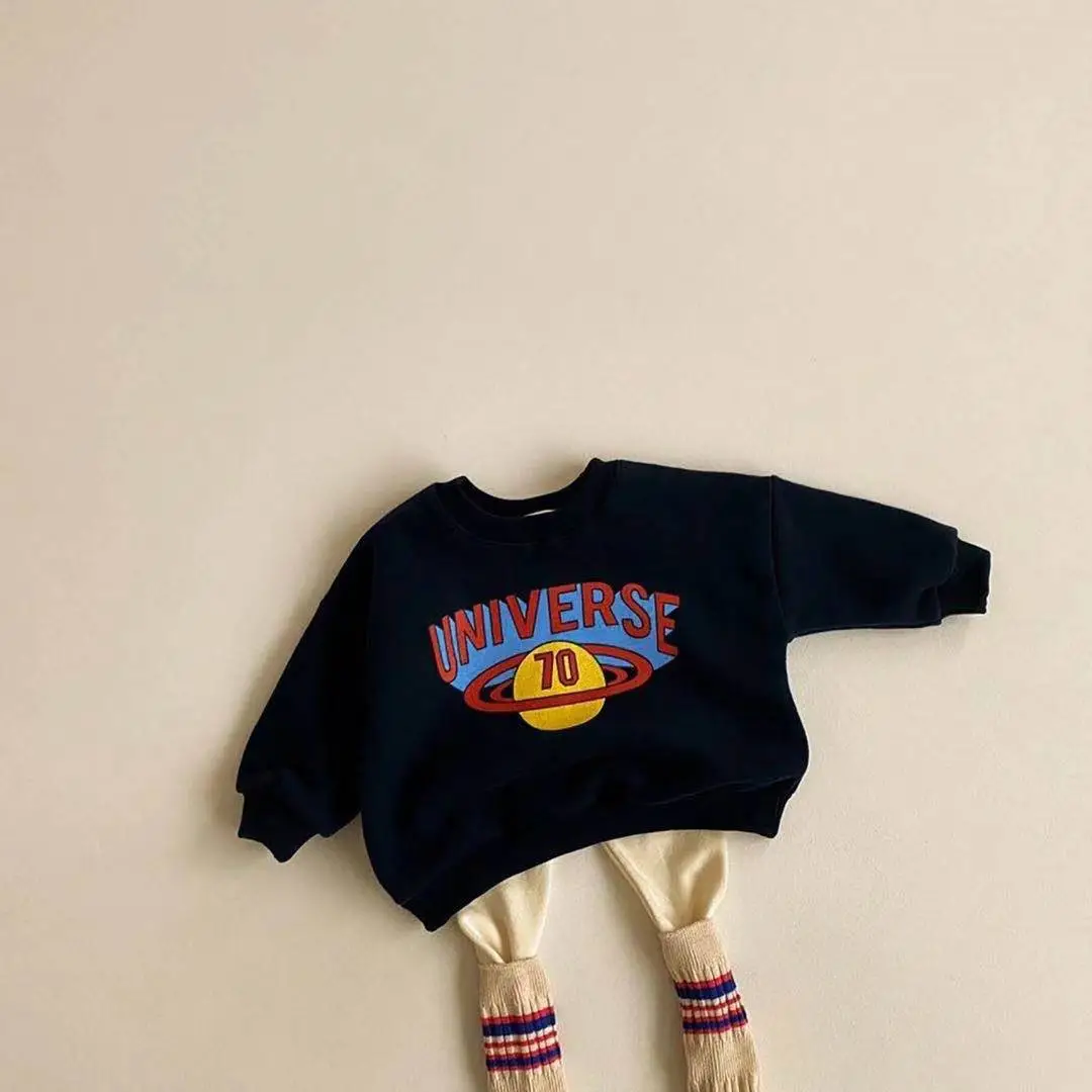 Baby Chunqiu Planet Pullover Long Sleeve Sweater
