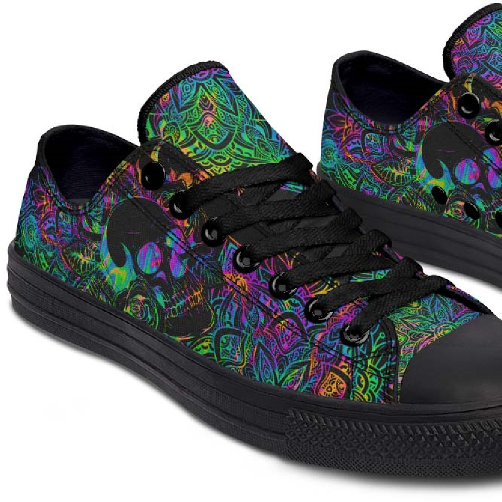 Fashion Printed Couple High Top Canvas Shoes