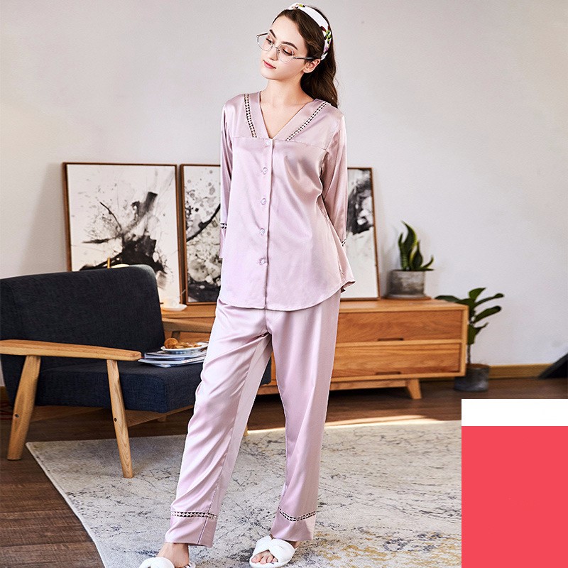 Title 4, Two-piece summer long-sleeved pajamas