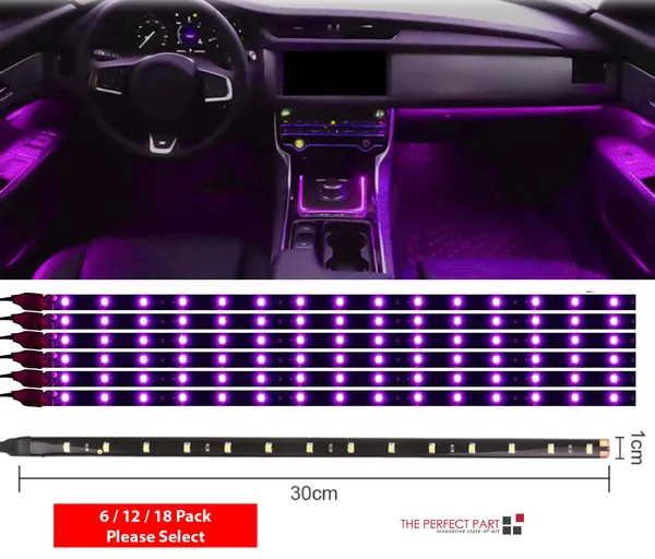 Lot Waterproof 12 DC 12V Motor LED Strip Underbody Light For Car Motorcycle — foto 4
