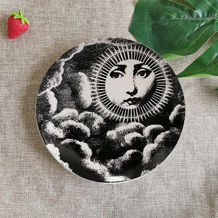 Title 13, Background Wall Ceramic Hanging Plate Wall Deco...