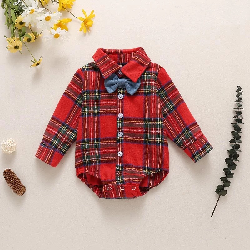 Autumn Cotton Single Breasted Check Korean Trouser Suit