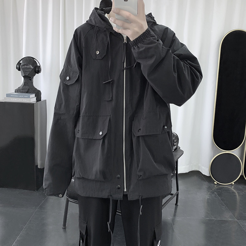 Work Jacket Korean Version Trendy Handsome Top Fried Street Coat