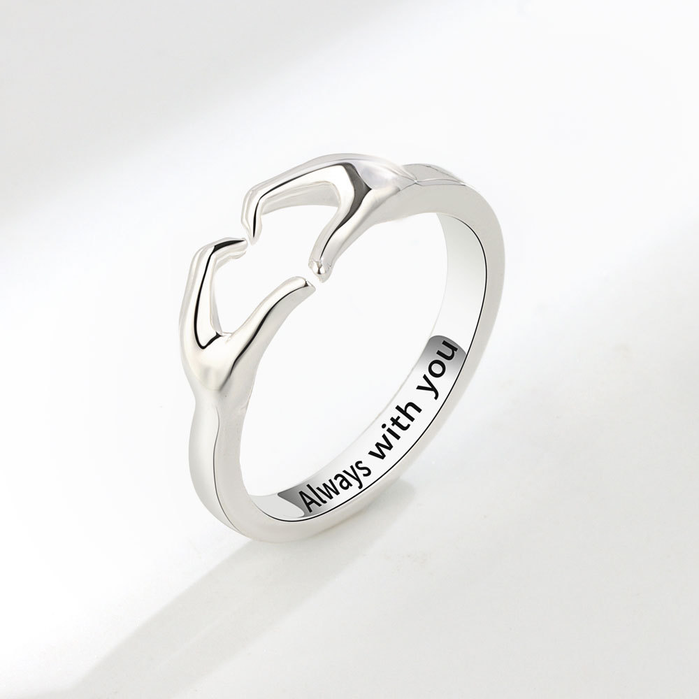 Title 1, Romantic Hands Than Heart Ring Fashion