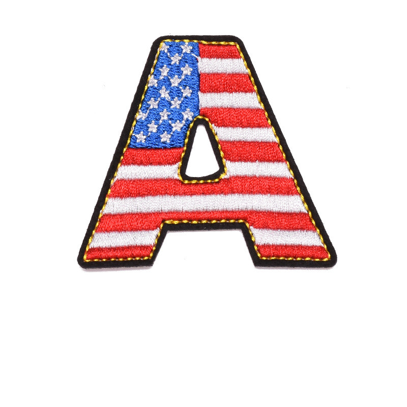 Title 5, Embroidered clothing flag decoration patch