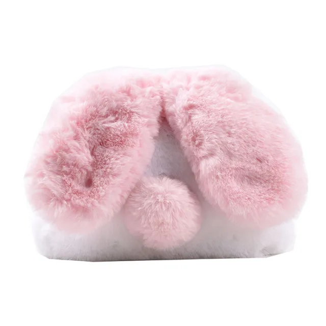 Cute Plush Ears Bunny Tail Fashion Macaron Pink - Shop at LoveMi
