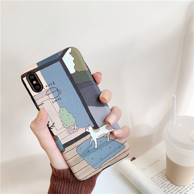 Title 4, Embossed Cat Net Red Cartoon Mobile Phone Case....