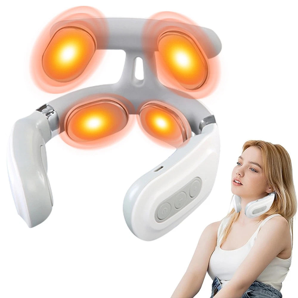 Electric Cervical Neck Pulse Massager Pain Shoulder Relief Body Muscle Relax UK — image 12