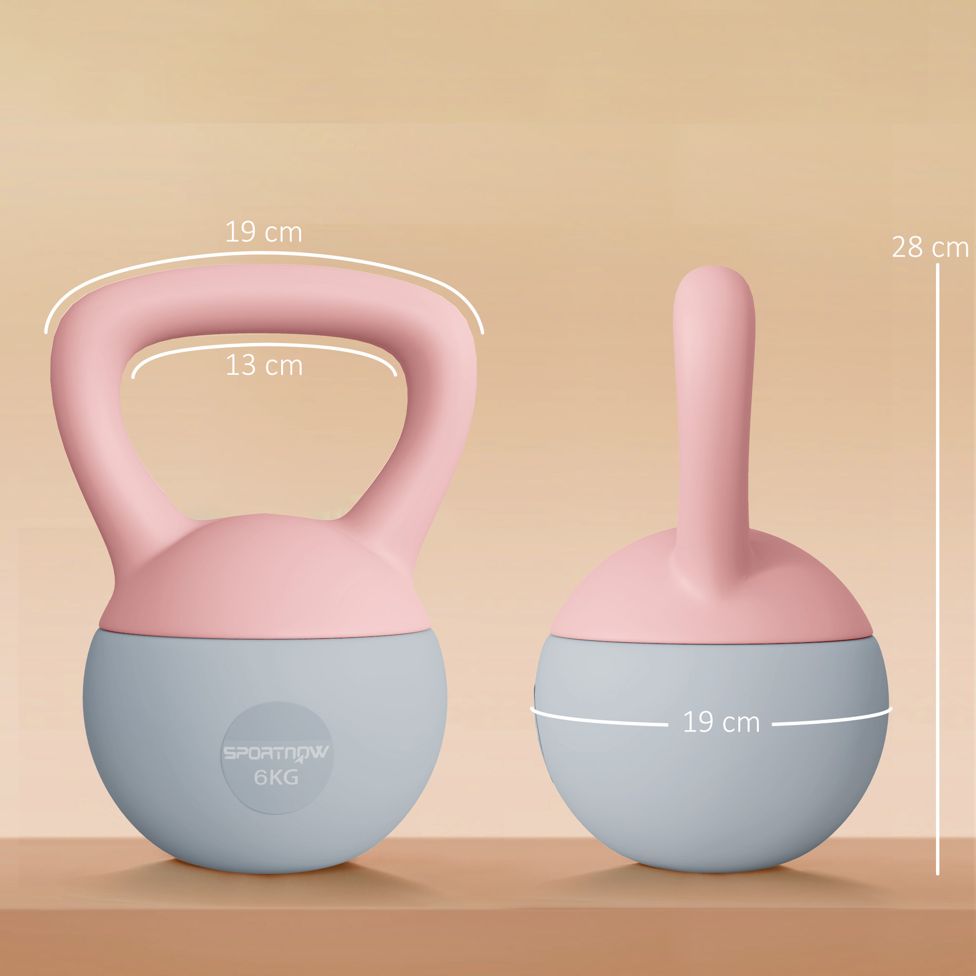 6Kg Soft Kettlebell With Anti Slip Handle, Suitable For Home Gym — image 10