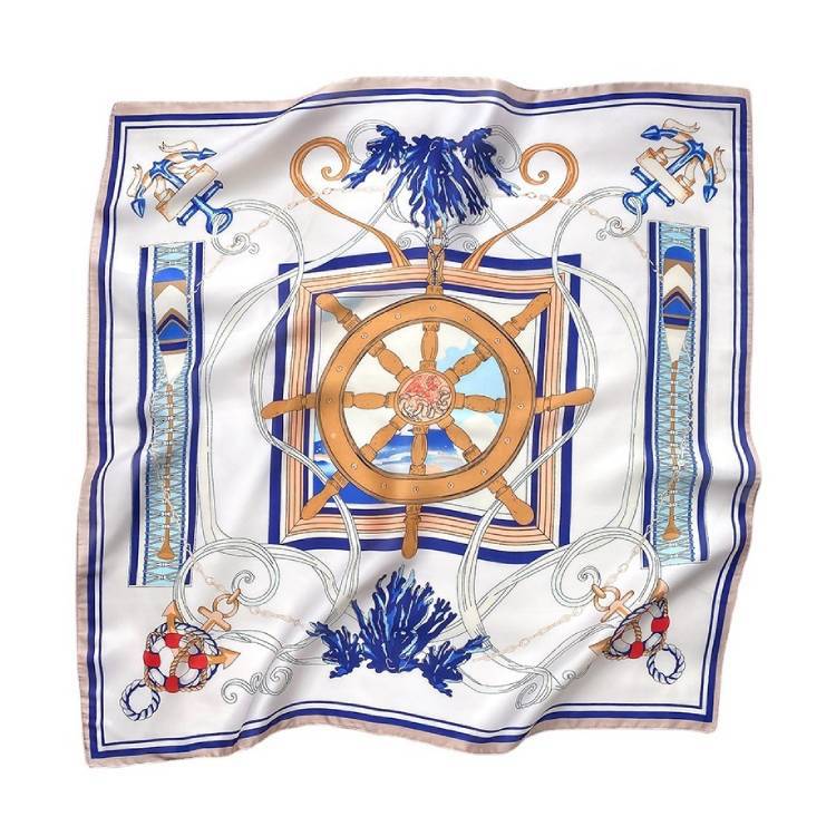 Decorative Small Square Scarf Women's Dual-use Solid Color Clavicle Headband