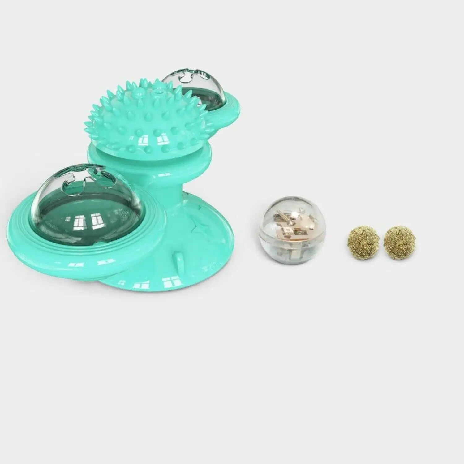 New Windmill Cat Toys Cute Rotating Interactive