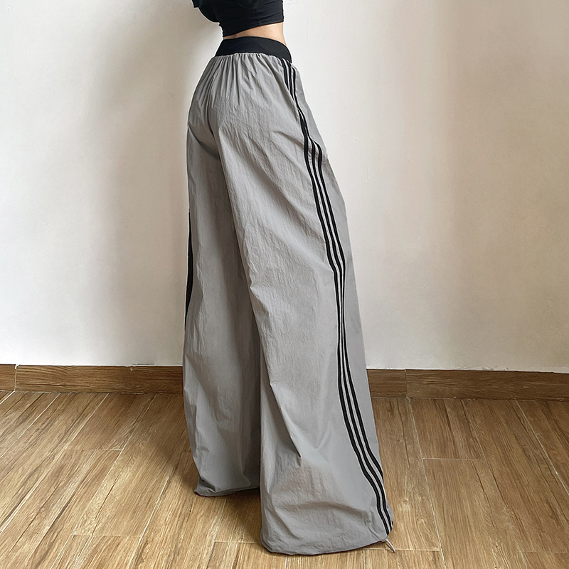 Title 4, Dames broek effen kleur losse street fashion ho...