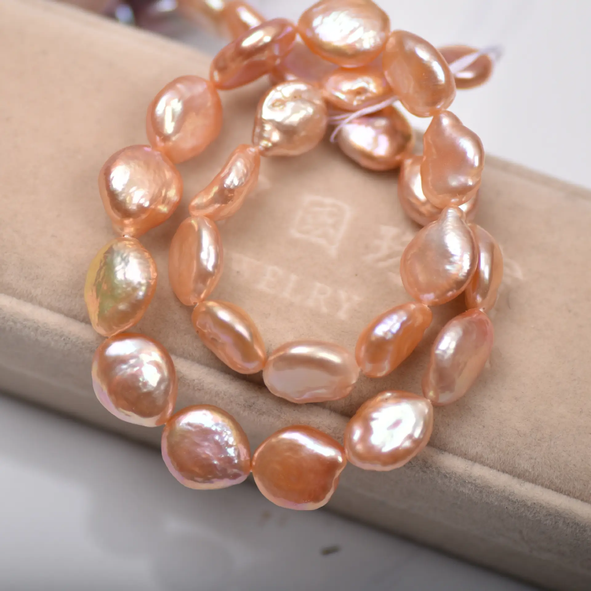 12-13mm With Tail Button Pearl Accessories Natural Freshwater Pearl
