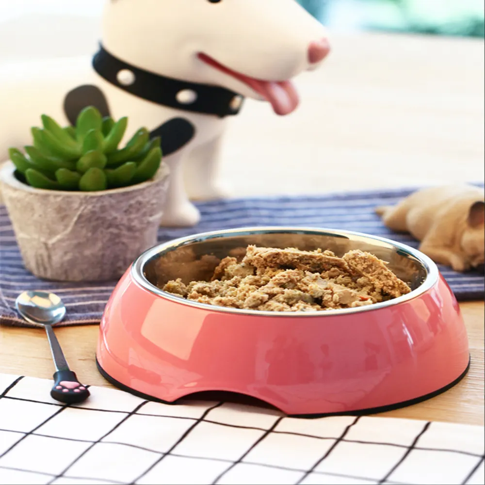 Dog Supplies Bowls Large Stainless Steel Food