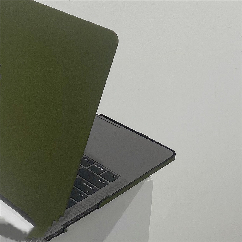 MacBook Notebook Protective Shell Quicksand Army Green — foto 5