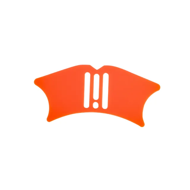 Silicone Nose Shadow Shaver Eyelash Eyeliner Auxiliary Beauty Tools Orange - Shop at LoveMi