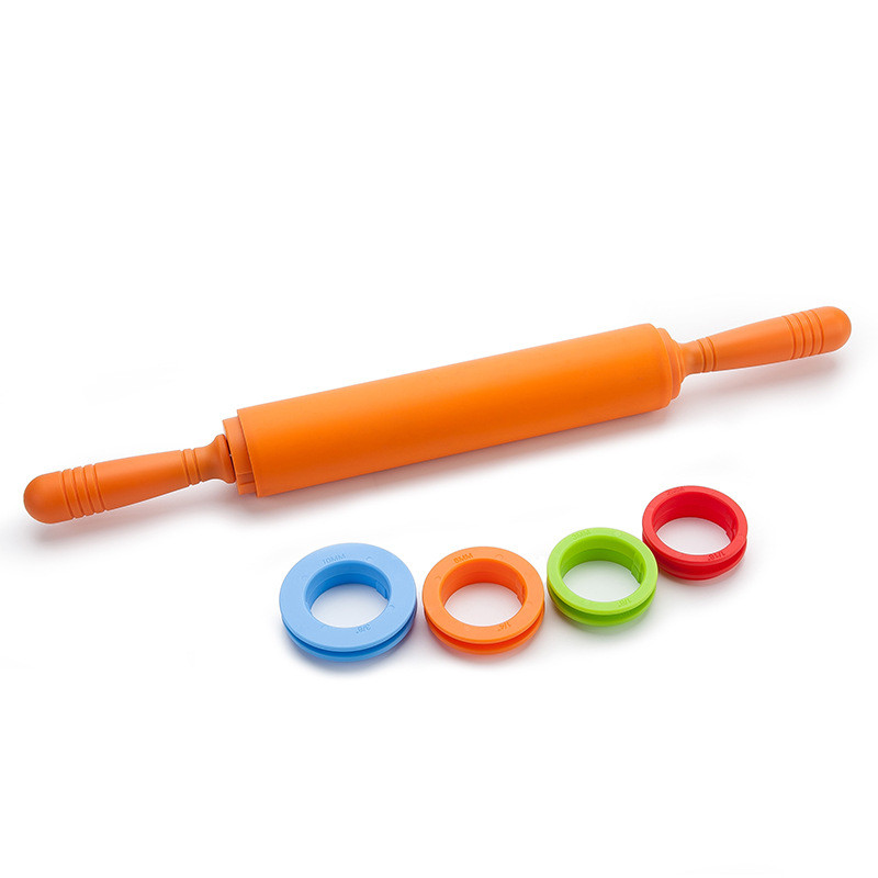 Kitchen Baking Tools Silicone Rolling Pin Flour Stick Large