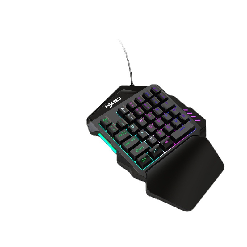 One-handed tastatur Left-handed Suit Compact Mini bærbar - Miniatyr 3