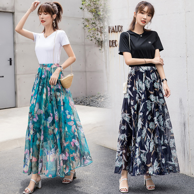 Title 5, Chiffon square silk skirt. Embrace elegance and...