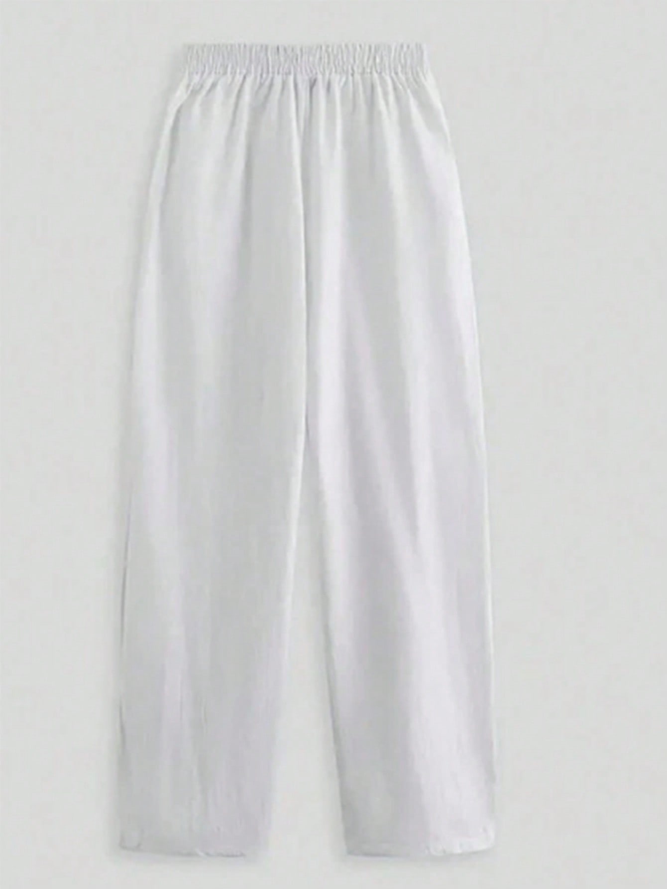 Women's Elastic Waist Wide-Leg Pants