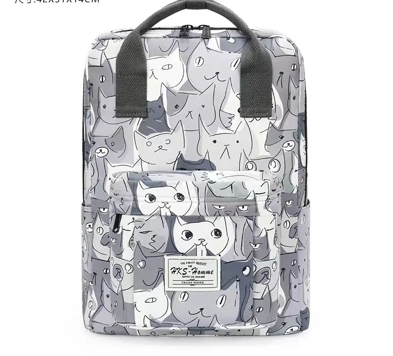 Printed Hand-carrying Female College High School Student Computer Large Capacity Travel Bag