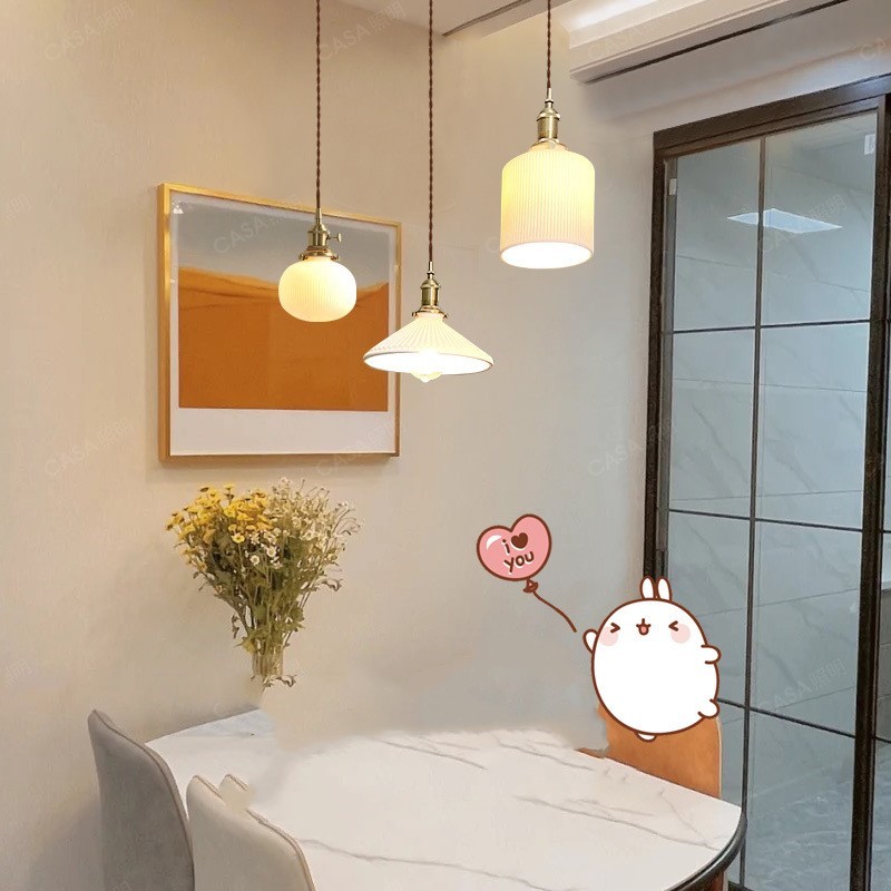 Dining Room Chandelier Full Copper Bedside Bar Bay Window Living Room Sofa - Image 2