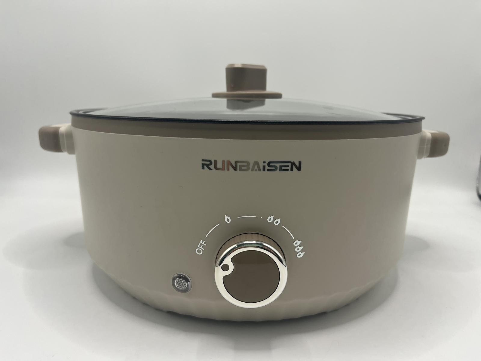 4.5L Electric Slow Cooker Glass Lid Non Stick Rice Cooking Frying Pan Stew Pot — image 9