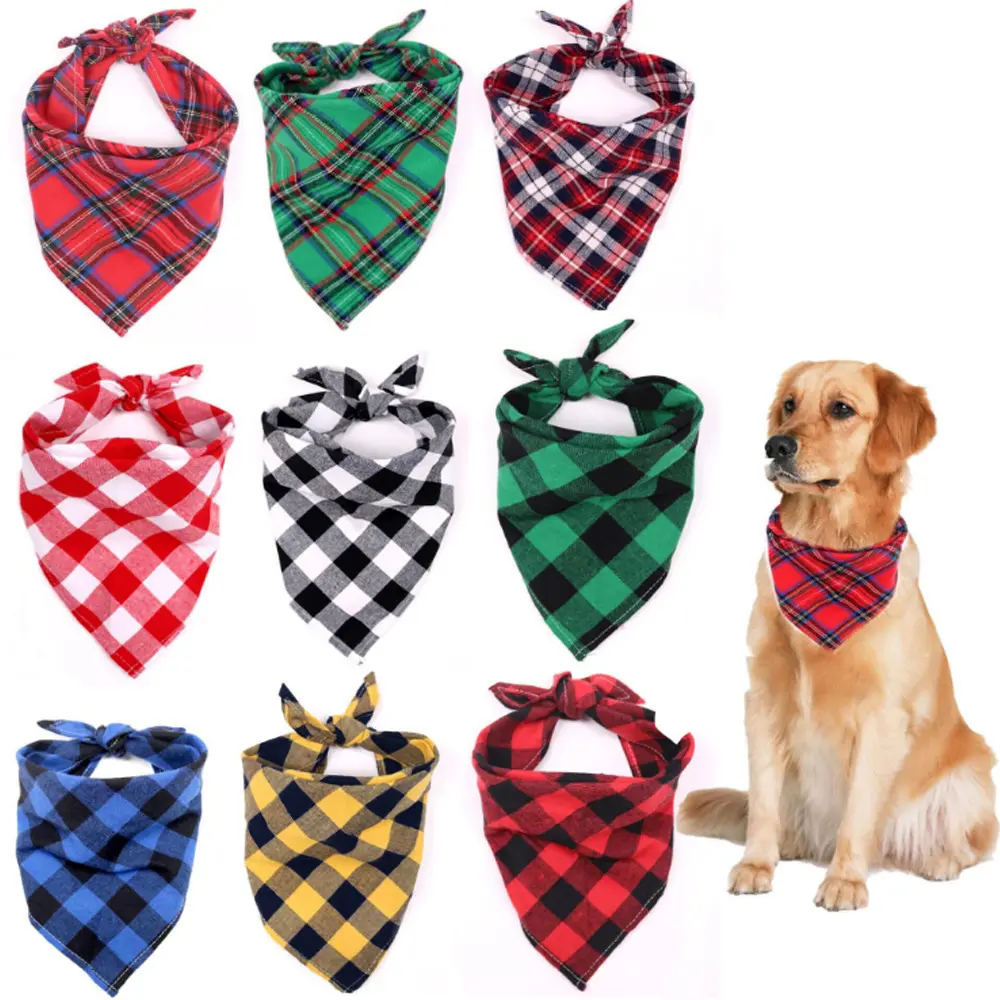 Pet Triangle Towel Big Dog Saliva Classic
