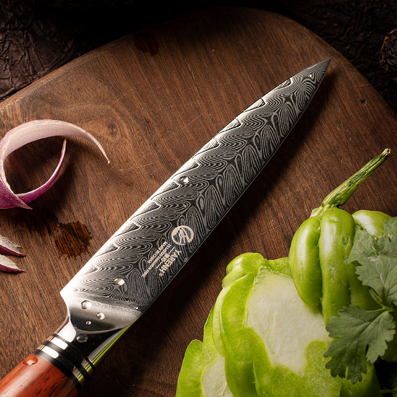 Damascus Steel Knife Professional Fruit Cutter