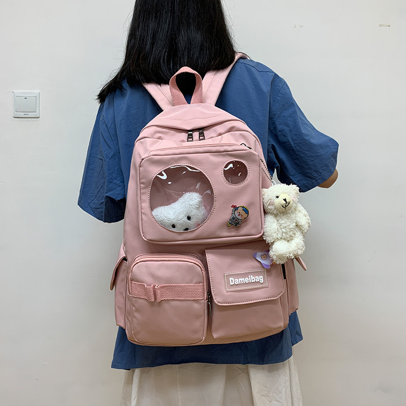 Title 2, Koreanische Harajuku Mädchen Rucksack mit Bären...