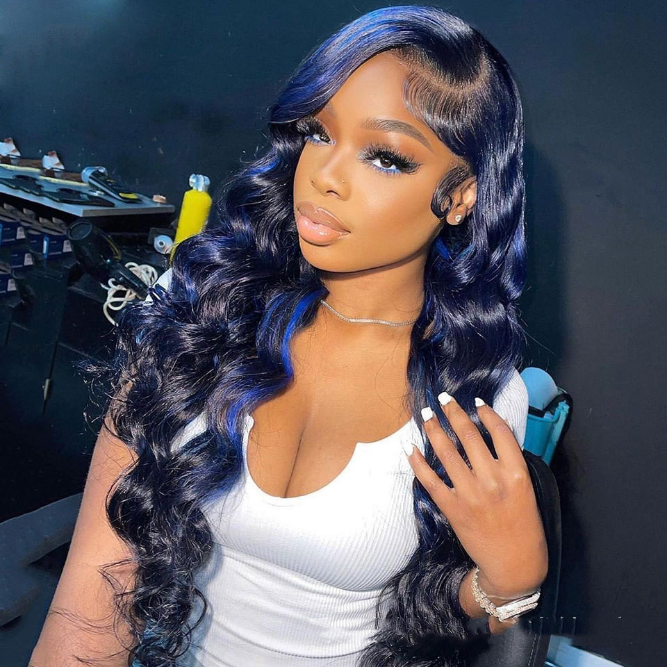 Highlight Body Wave Human Hair Lace Front Wig - Image 3