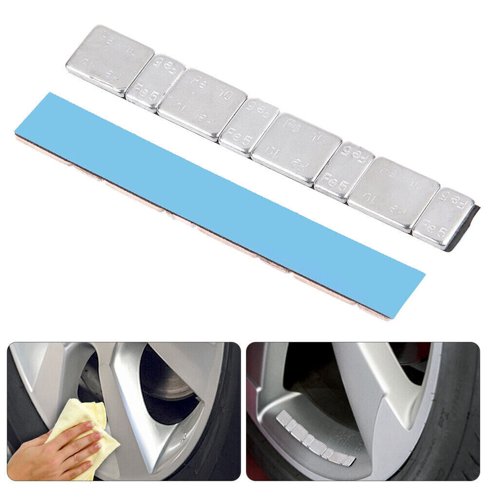 1 00pcs Adhesive Lead Free 60G Strips Stick On Wheel Balance Weights — image 9
