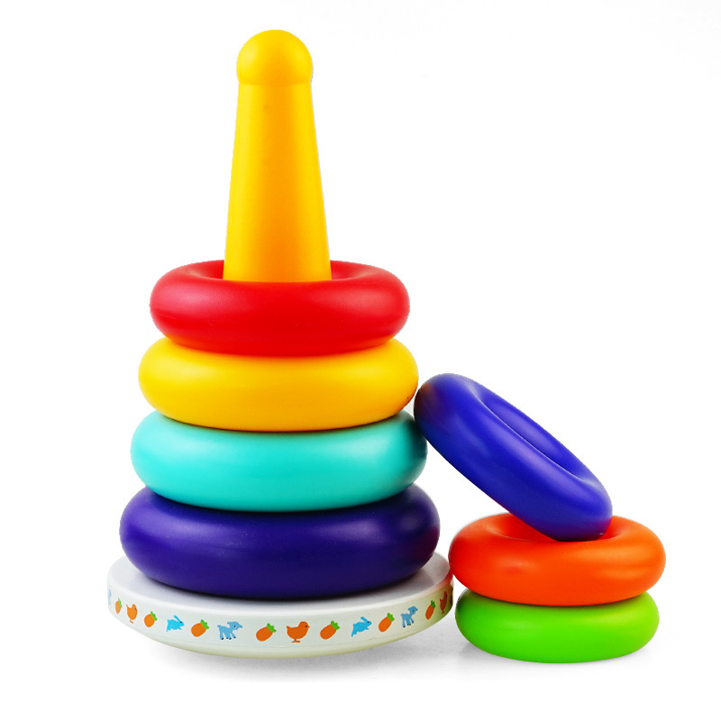 Baby Educational Toy Colorful Tumbler Lap - 2