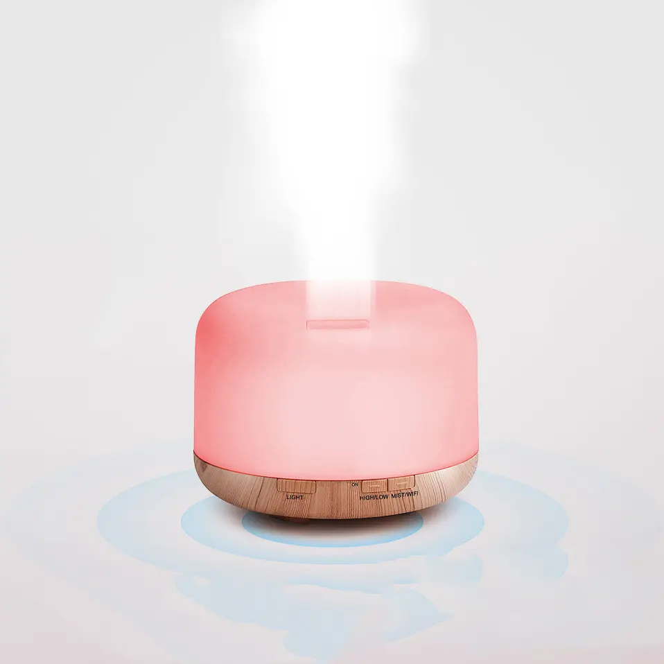 Tuya Smart WiFi Colorful Humidifier 500ml Mobile APP