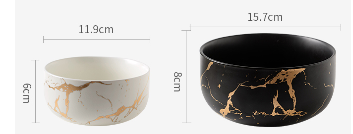 Title 1, Nordic Wind Frosted Ceramic Marble Gold Thread ...