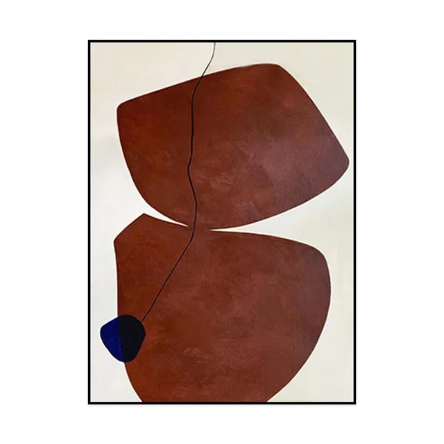Handmade Oil Painting Canvas Wall Art Decoration Modern Abstract Wabi Sabi Style Minimalist For Home Decor Rolled Frameless Unstretched Painting ... Without Inner Frame - Shop at LoveMi