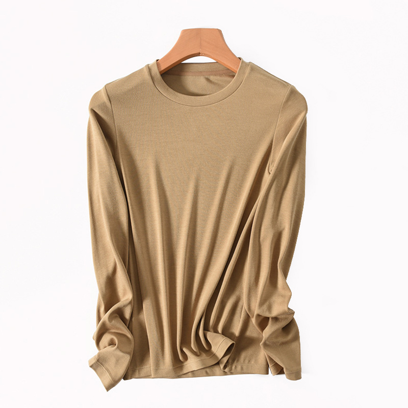 Caramel round neck