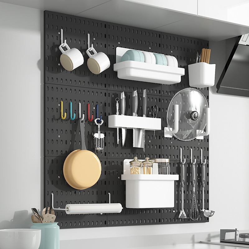 Title 5, Hole-free Hole Plate Kitchen Storage Rack