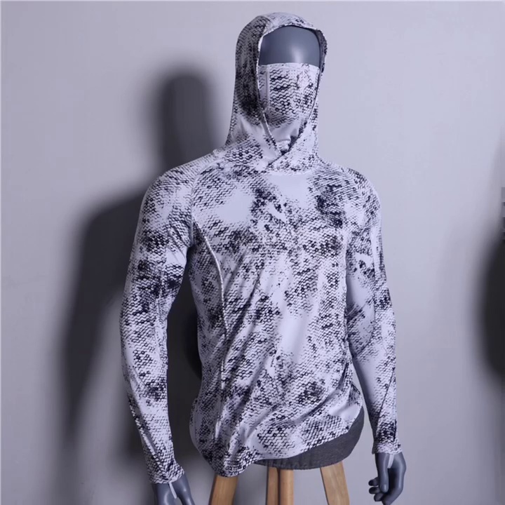 Title 2, Sunscreen Printed Hooded Mask With Breathable H...