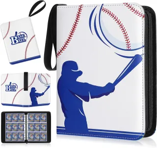 Trading Cards Album Folder 400-900 Pockets Card Binder Holder For Cards - 400 Card Slots