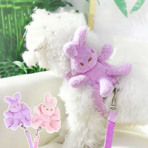 Cat Dog Harness and Leash Set Vest Style Dog