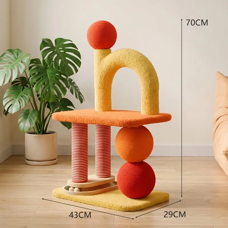 Cat Tree, Bed, Scratching Post Integrated Frame