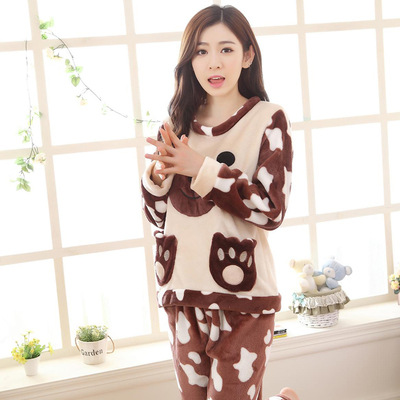 Title 1, Fashionable Pajamas Women Keep Warm In Winter A...