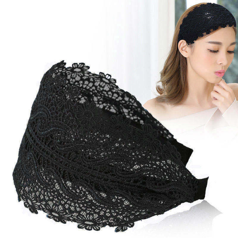 Simple Women's Sweet Wide brimmed Headband Black - Shop at LoveMi