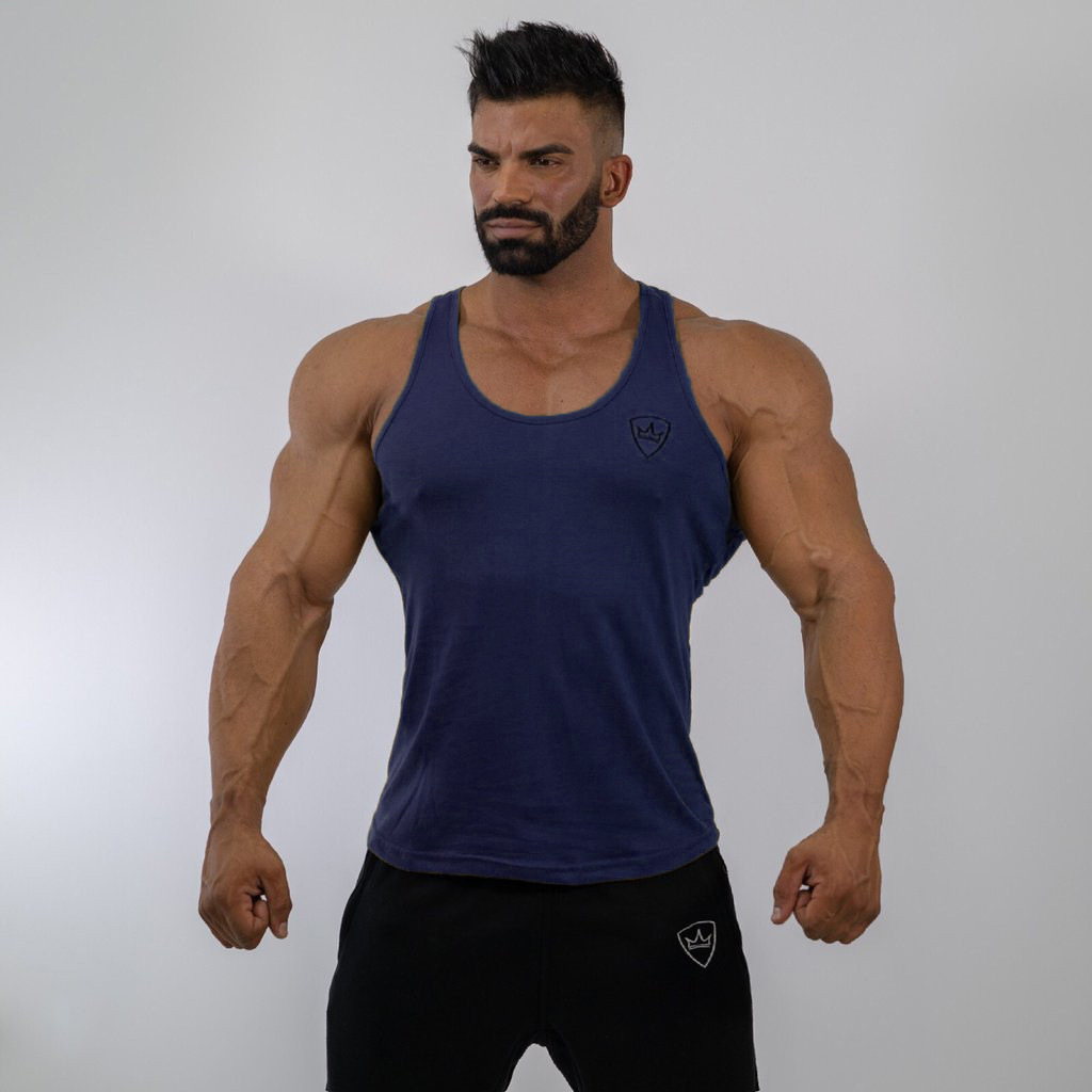 Sports Men's Vest Cotton Hurdles