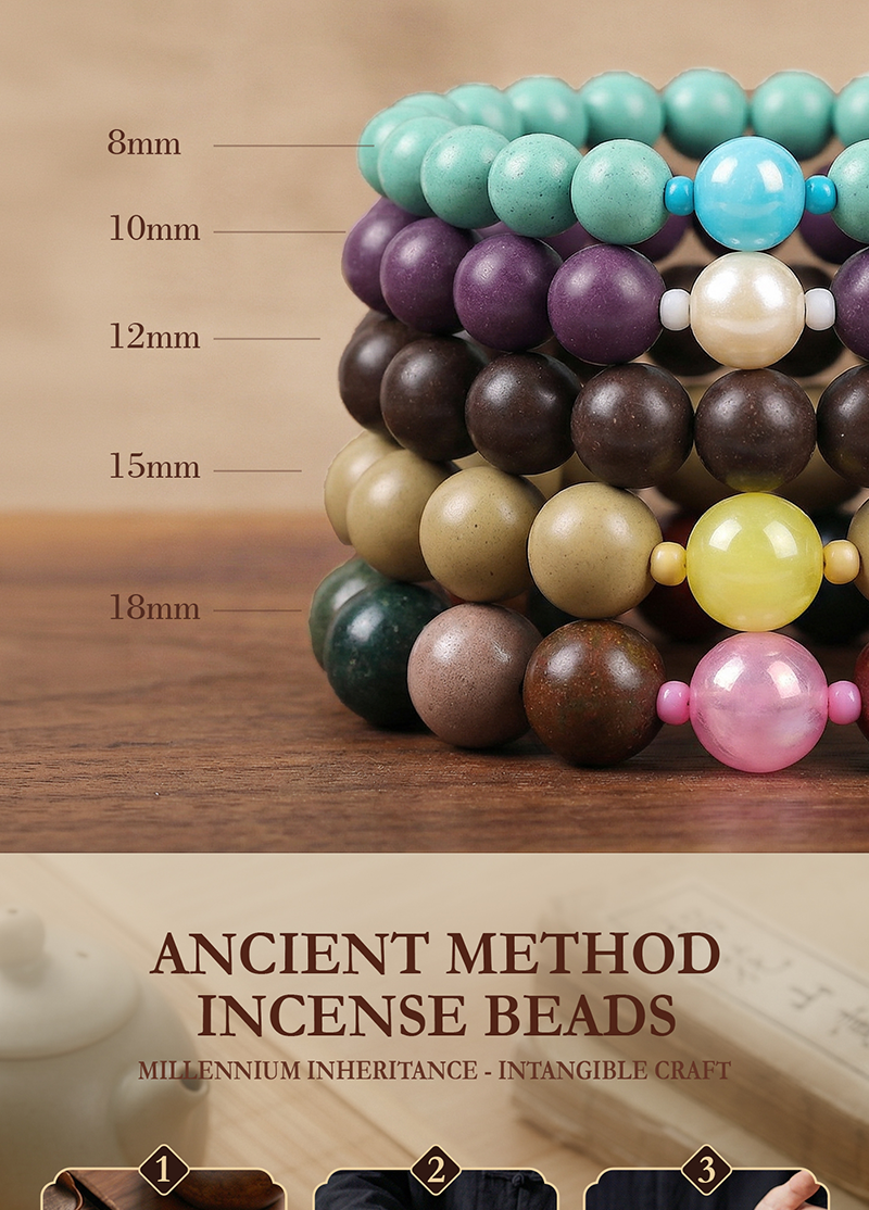 Chinese Herbal Bracelet — Traditional Inspired Beaded Jewelry