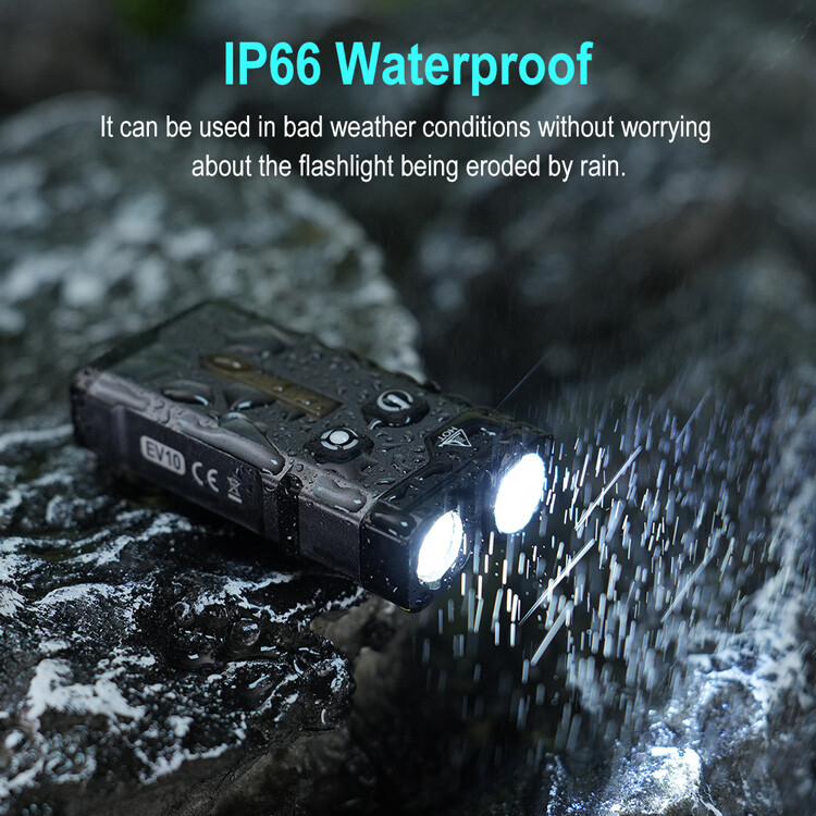 UV EDC Ultra Bright Rechargeable LED Key Chain Flashlight — image 6