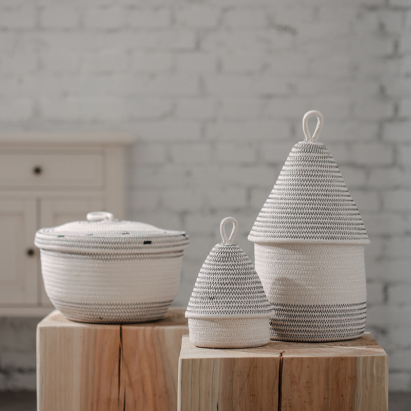 Storage Cotton Thread Storage Basket Toy Box Cosmetic Box