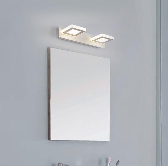 Title 8, Simple and modern bathroom mirror with eye prot...