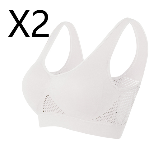 Title 8, Breathable Bra Large Size No Steel Ring Hollowe...